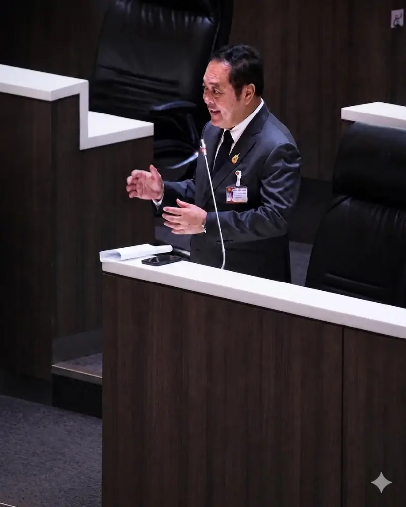 พันตำรวจเอก ทวี สอดส่อง หัวหน้าพรรคประชาชาติ