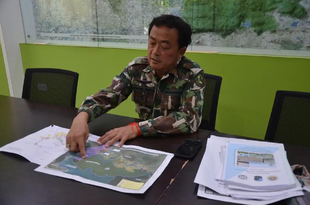 นายประวัติศาสตร์ จันทร์เทพ หัวหน้าอุทยานแห่งชาติทับลาน