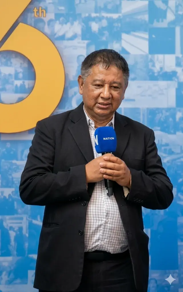 นายชวรงค์ ลิมป์ปัทมปาณี ประธานสภาการสื่อมวลชนแห่งชาติ 