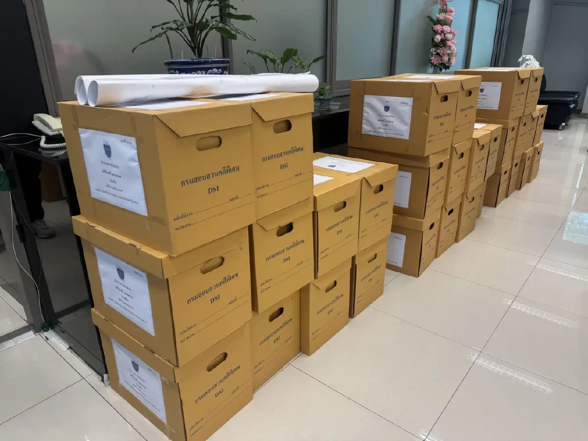 DSI ลุยฟ้อง "คดีฮั้วถนนนครปฐม" 70 ราย! โยงเครือข่าย "กำนันนก" หอบหลักฐาน 1.5 หมื่นแผ่นส่งอัยการ