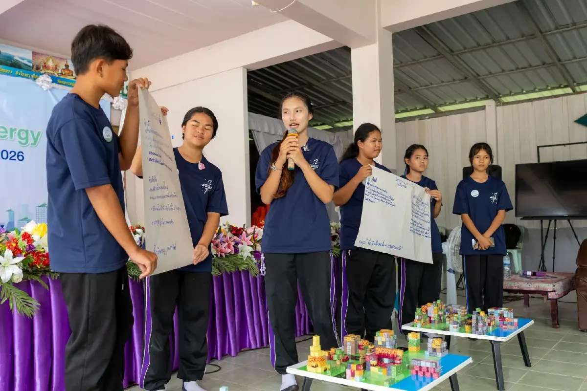 GULF Sparks Energy ชวนน้องท่องโลกพลังงาน ปี 3” พาเยาวชนปั้นเมืองพลังงาน เติมความรู้เรื่องแหล่งผลิตไฟฟ้าใกล้ตัว