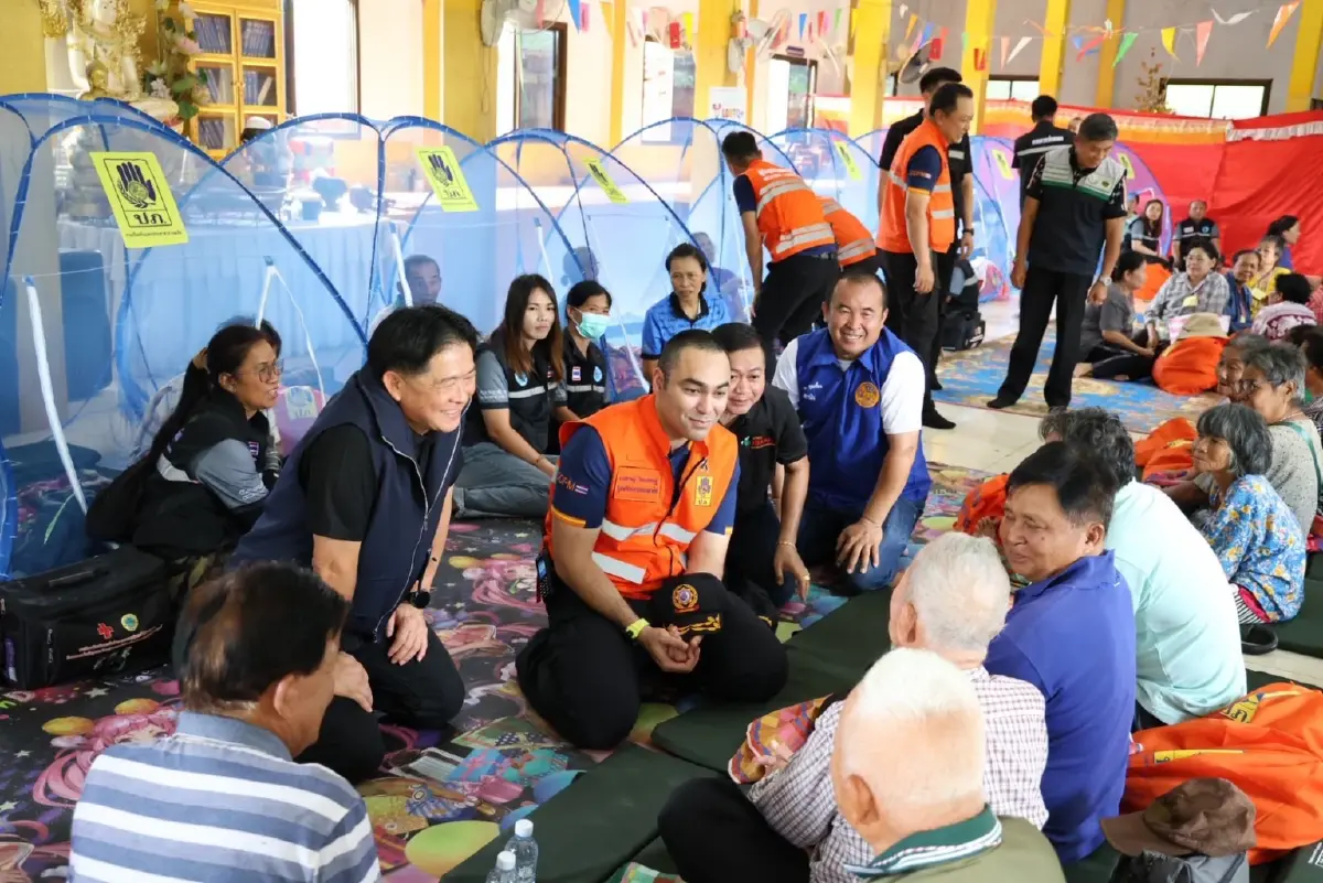 มท.3-ปภ.ติดตามการรับมืออุทกภัย-ฝึกจัดตั้งศูนย์พักพิงฯ