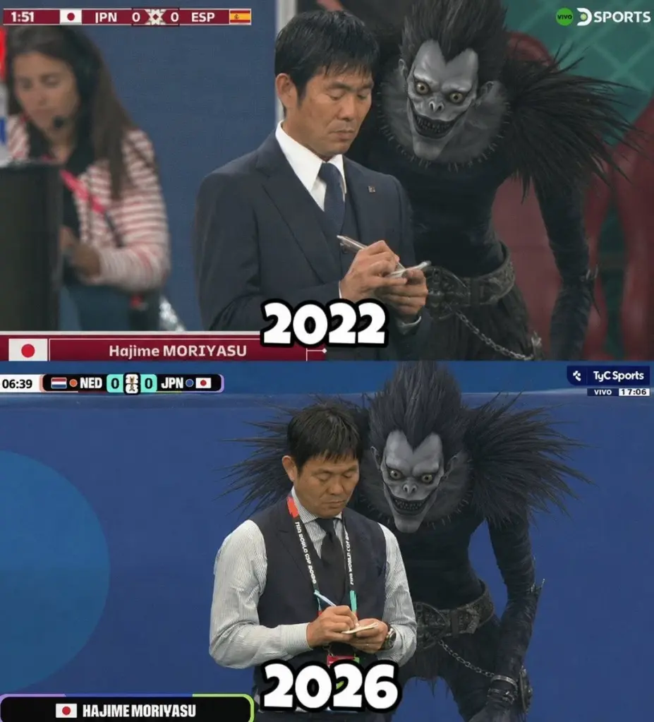 คลิปล้อเลียนโค้ชทีมชาติญี่ปุ่น มียมทูต  Death Note ช่วย