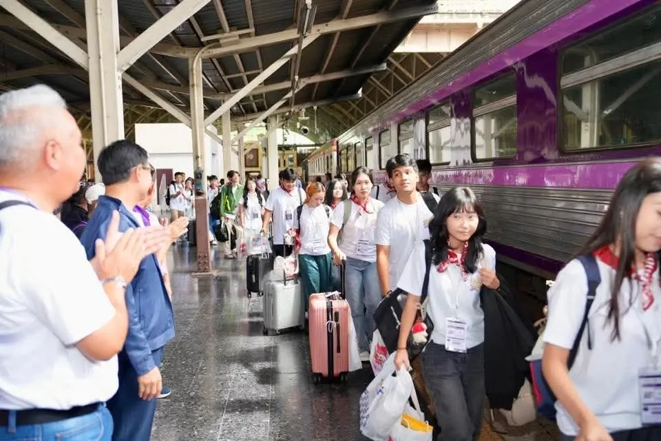 มช.จัดรับน้องรถไฟ 69 พาลูกช้างเชือกใหม่สู่ชีวิตรั้วมหาวิทยาลัย