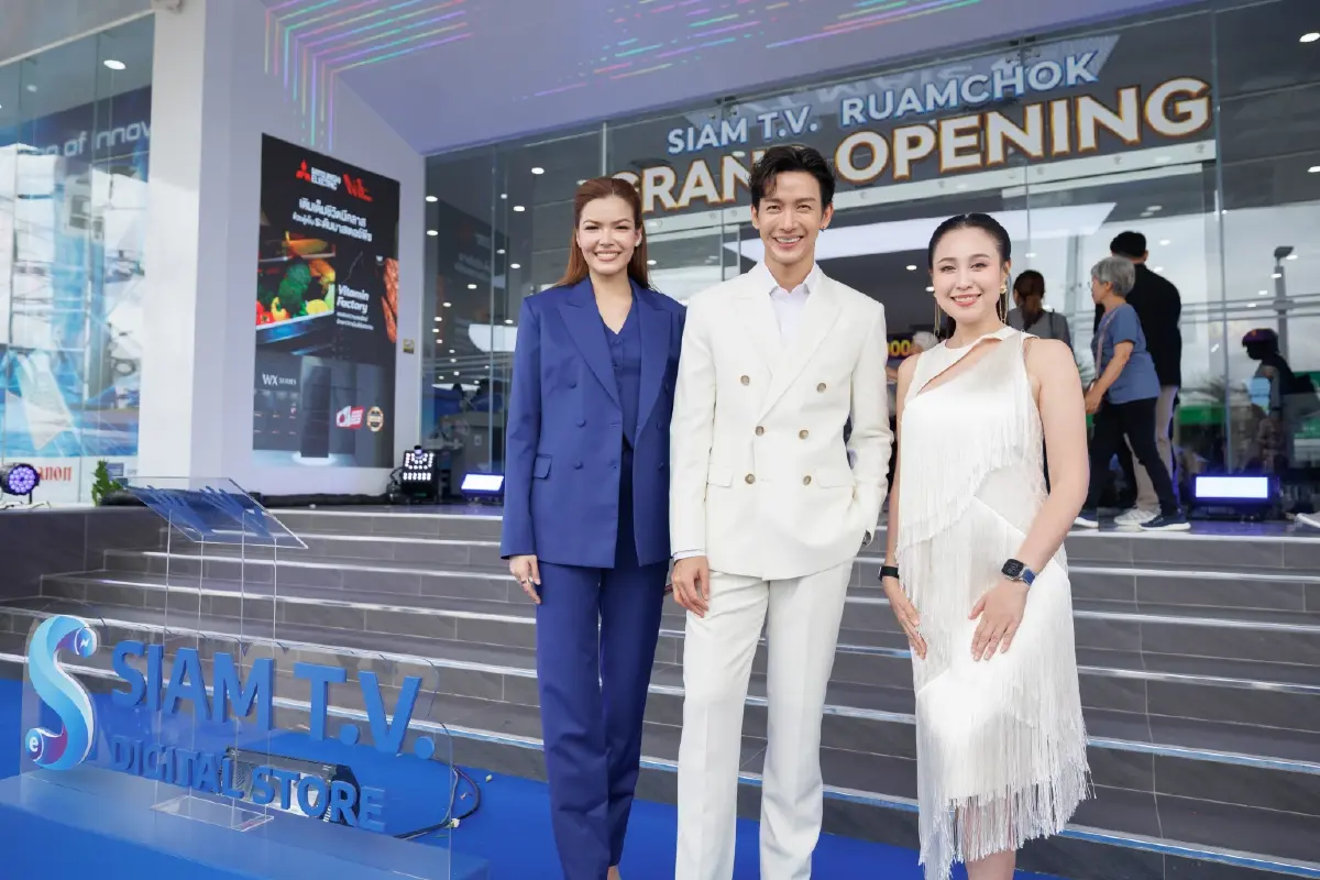 เปิดตัวอย่างเป็นทางการ“Siam T.V. Ruamchok – The 1st Flagship Store in Thailand”