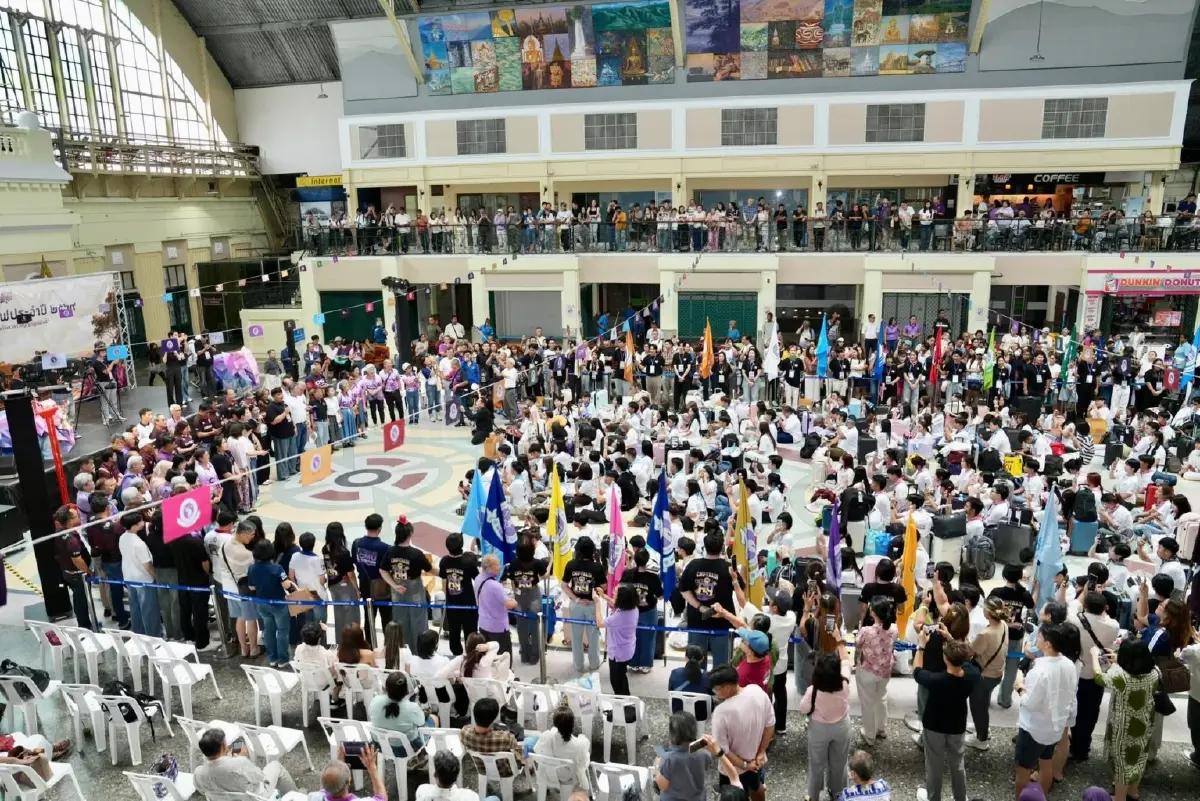 มช.จัดรับน้องรถไฟ 69 พาลูกช้างเชือกใหม่สู่ชีวิตรั้วมหาวิทยาลัย