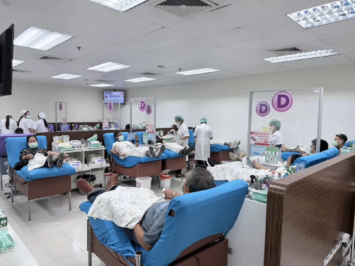 เชิญชวนบริจาคโลหิต "ร้อยดวงใจให้โลหิต เทิดไท้ 48 พรรษา" มิ.ย.69