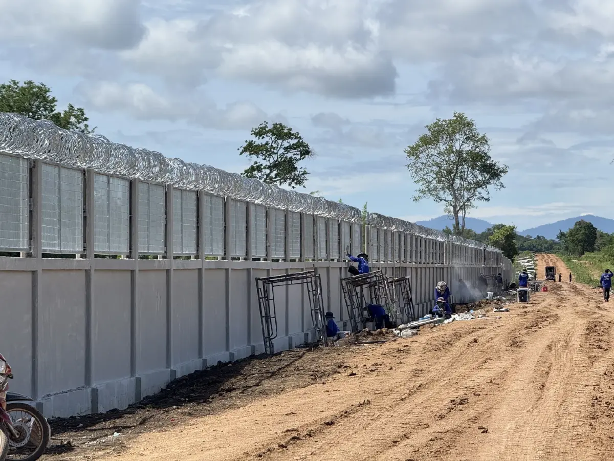 กมธ.ความมั่นคงฯ ปลื้มรั้วชายแดนไทย-กัมพูชาแห่งแรกฉลุย!