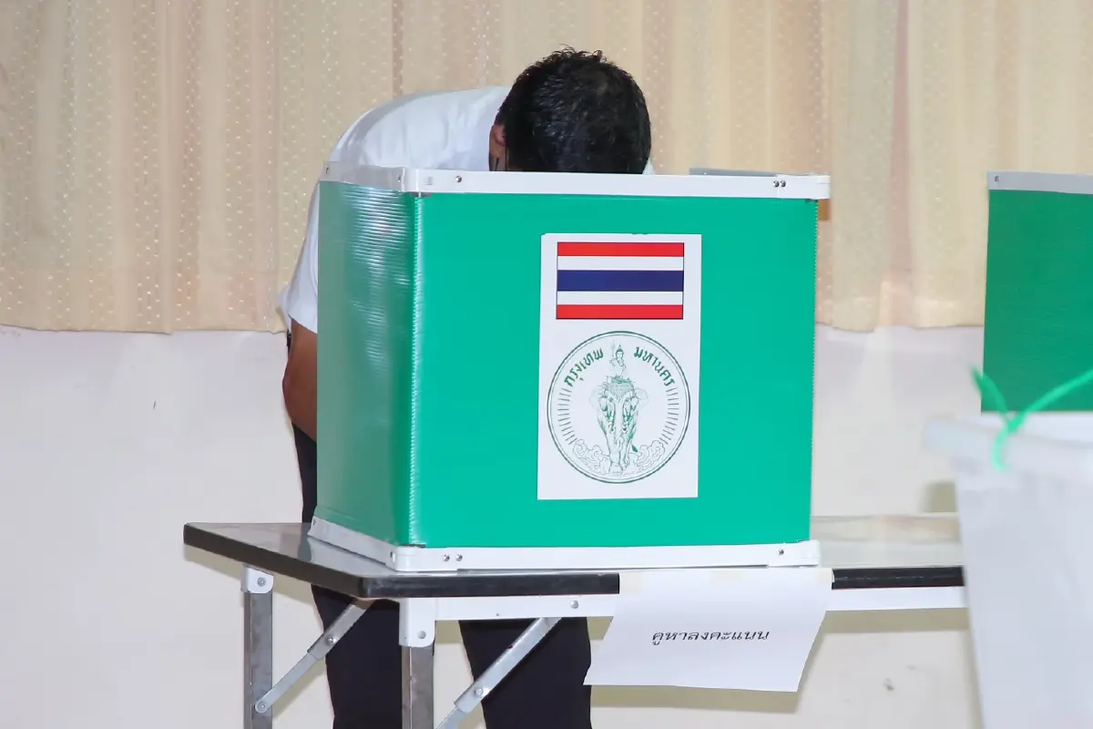 ภาพบรรยากาศการเลือกตั้งผู้ว่า กทม.เมื่อปี 65