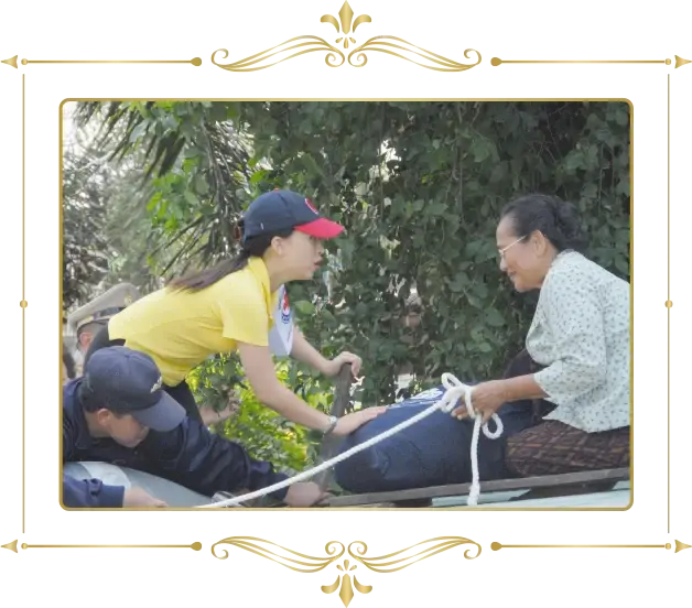 ภาพจาก เว็บไซต์ มูลนิธิอาสาเพื่อนพึ่ง (ภาฯ) ยามยาก สภากาชาดไทย