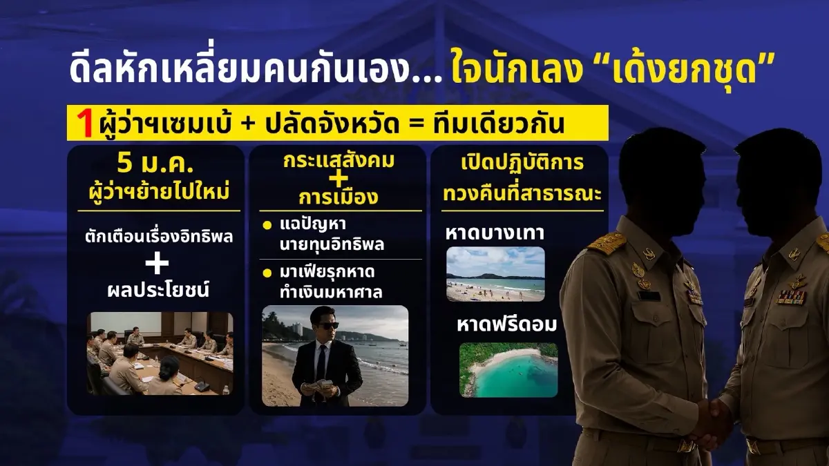Exclusive! ดีลหักเหลี่ยมคนกันเอง... ใจนักเลง “เด้งยกชุด” ฝีแตก! โรงแรมหรูแฉ “มาเฟียมีสี” ไล่บี้เพิ่มส่วยเท่าตัว!