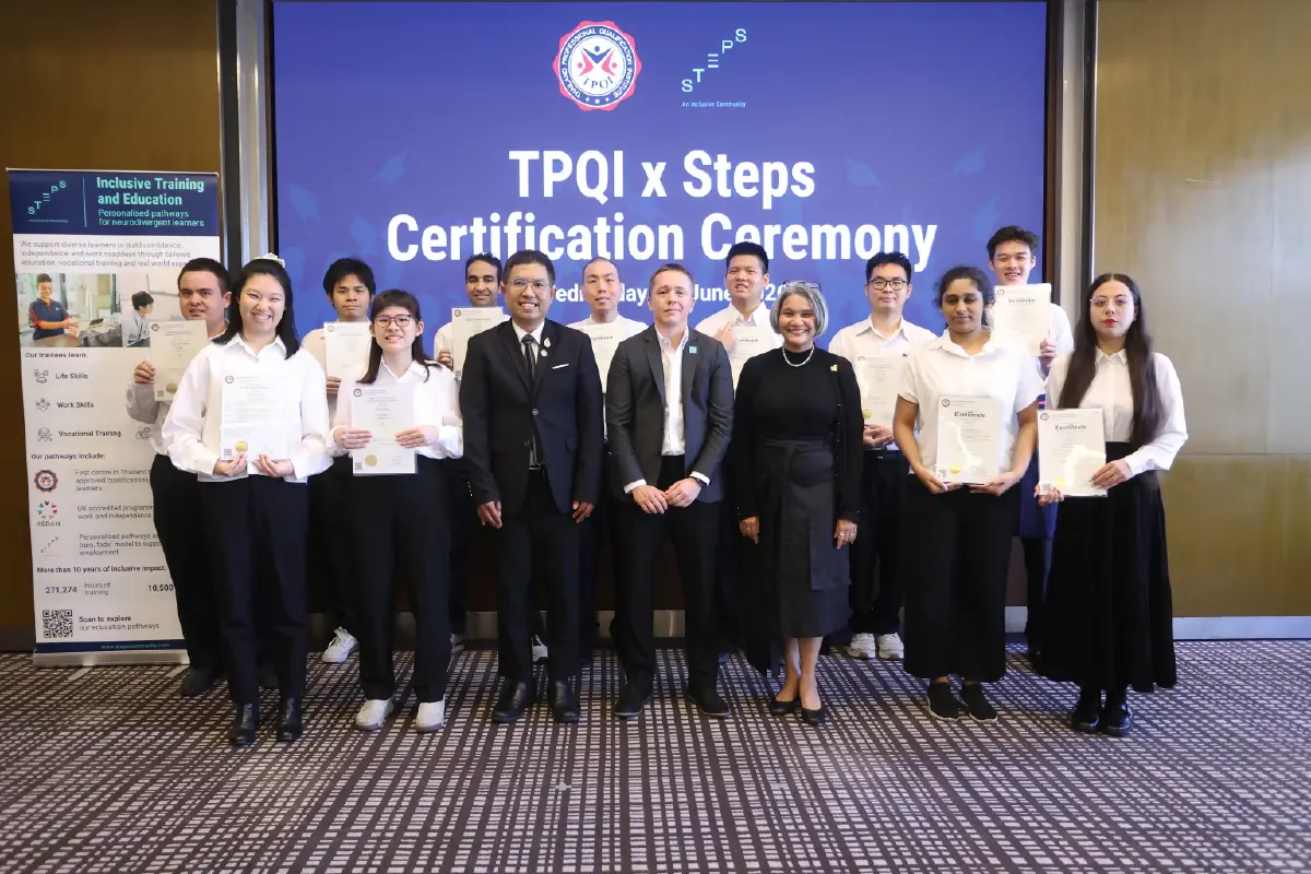 TPQI จับมือ Steps หนุนผู้ประกอบการ ดันศักยภาพกลุ่ม Neurodivergent