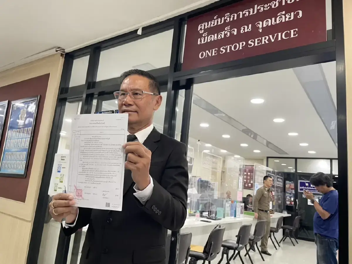 นายทรงศักดิ์ ทองศรี ส่งทนายแจ้งความเอาผิดแก๊งปล่อยคลิปพาดพิง
