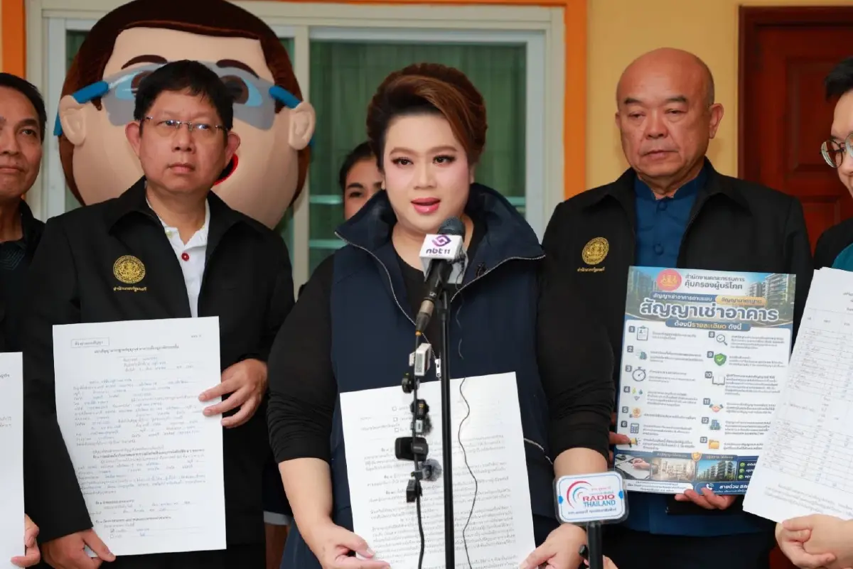  นางสาวศุภมาส อิศรภักดี รัฐมนตรีประจำสำนักนายกรัฐมนตรี ในฐานะรัฐมนตรีผู้กำกับดูแลสำนักงานคณะกรรมการคุ้มครองผู้บริโภค (สคบ.) ลงพื้นที่ตรวจสอบผู้ประกอบธุรกิจให้เช่าอาคารเพื่ออยู่อาศัย ในเขตอำเภอเมืองอุดรธานี จังหวัดอุดรธานี