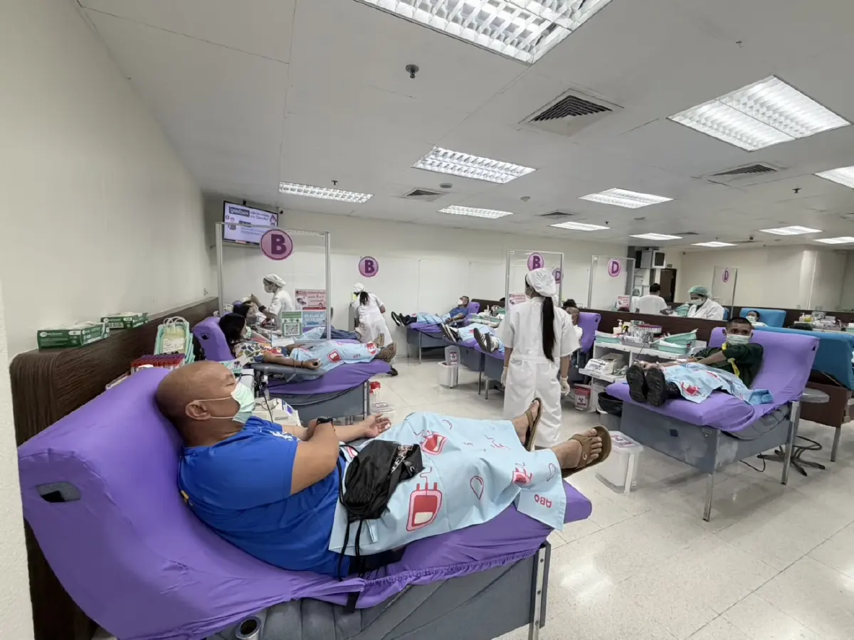 เชิญชวนบริจาคโลหิต "ร้อยดวงใจให้โลหิต เทิดไท้ 48 พรรษา" มิ.ย.69