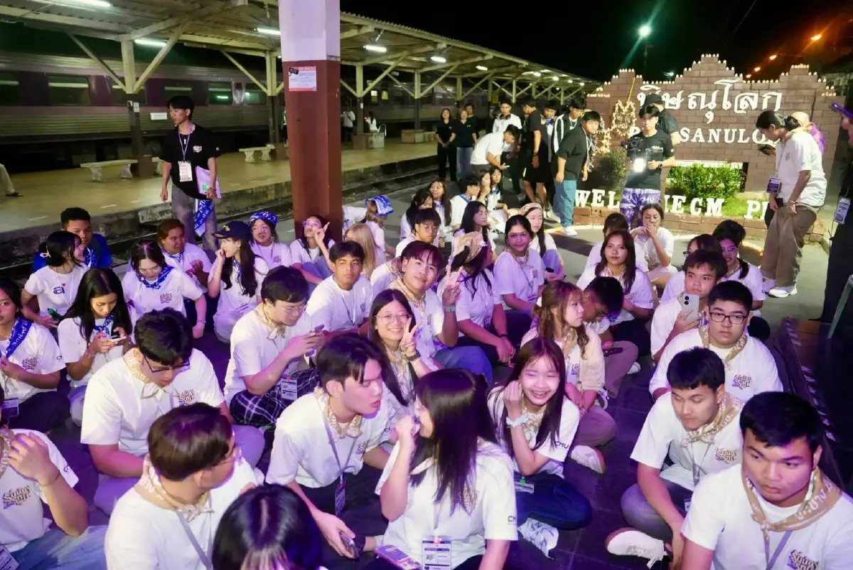 มช.จัดรับน้องรถไฟ 69 พาลูกช้างเชือกใหม่สู่ชีวิตรั้วมหาวิทยาลัย