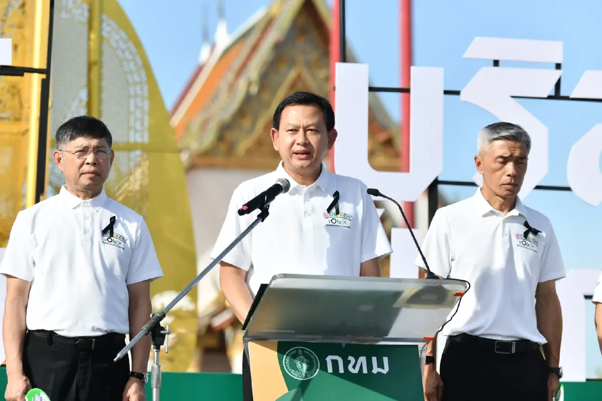 นายณรงค์ เรืองศรี ปลัดกรุงเทพมหานคร ในฐานะผู้อำนวยการการเลือกตั้งประจำท้องถิ่นกรุงเทพมหานคร