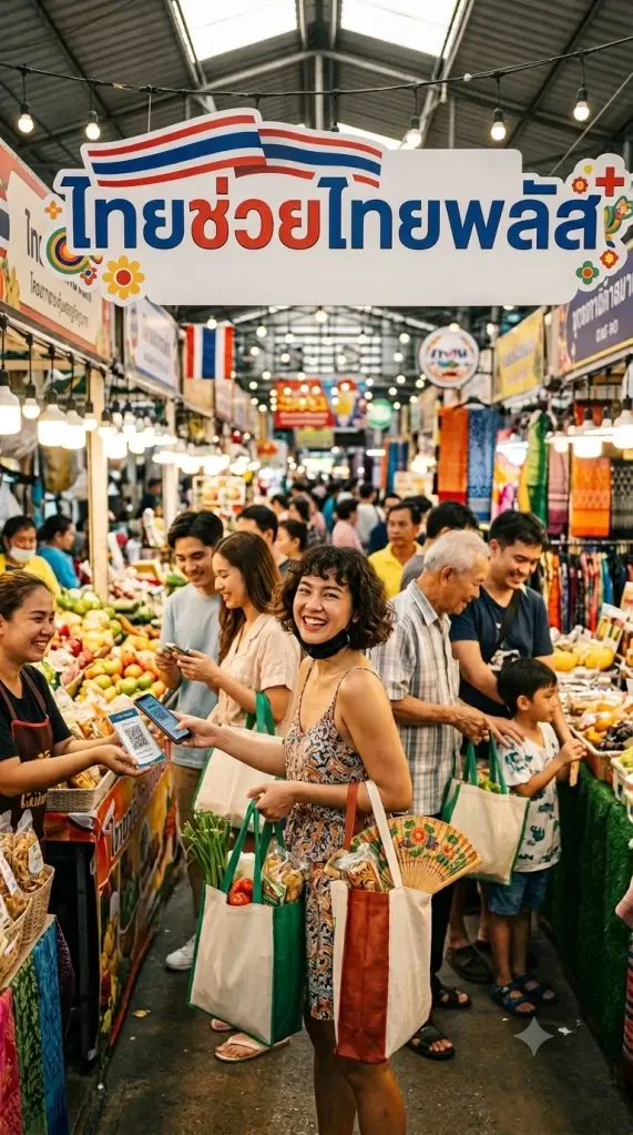 เงินสะพัดทั่วไทย! "ไทยช่วยไทยพลัส" ยอดใช้ทะลุ 1.4 หมื่นล้าน คนแห่ใช้สิทธิจริงทะลัก 21.8 ล้านราย เปิดใช้สิทธิผ่าน Food Delivery 15 มิ.ย.นี้