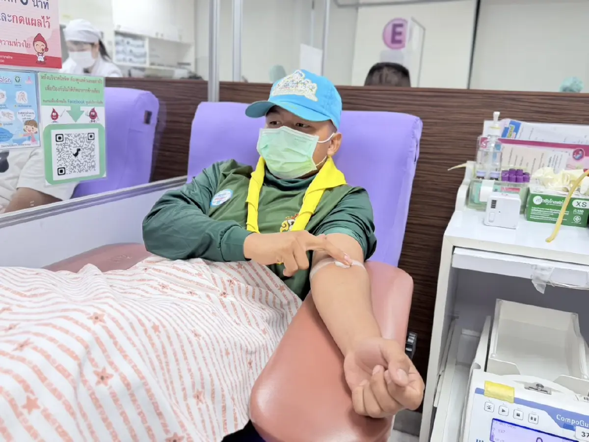เชิญชวนบริจาคโลหิต "ร้อยดวงใจให้โลหิต เทิดไท้ 48 พรรษา" มิ.ย.69