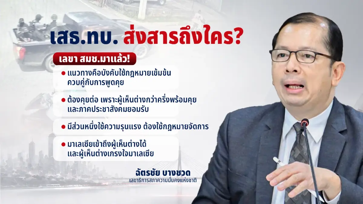 นักวิชาการเจาะนโยบายดับไฟใต้ รัฐไร้ยุทธศาสตร์รับมือโจรชุดดำ