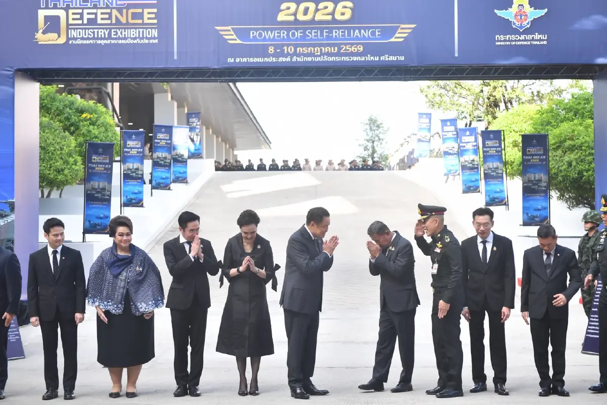 "อนุทิน" เปิดม่าน THAIDEF-EX 2026 ครั้งแรกของไทย! ชูธง "พึ่งพาตนเอง"