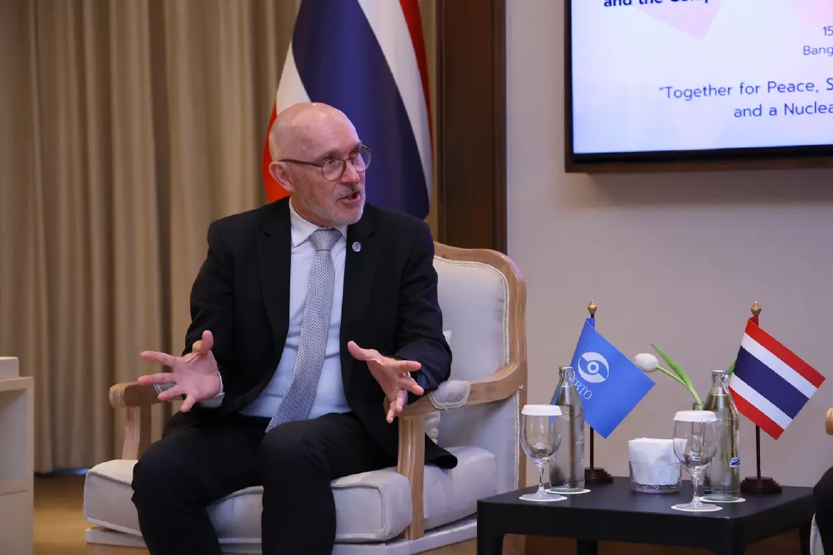 รัฐมนตรี ยศชนัน อว. ผนึก CTBTO ดันไทยผงาด "ฮับข้อมูลเตือนภัยพิบัติ" พร้อมเตรียมตั้งศูนย์ฝึกอบรมนานาชาติแห่งเอเชีย-แปซิฟิก