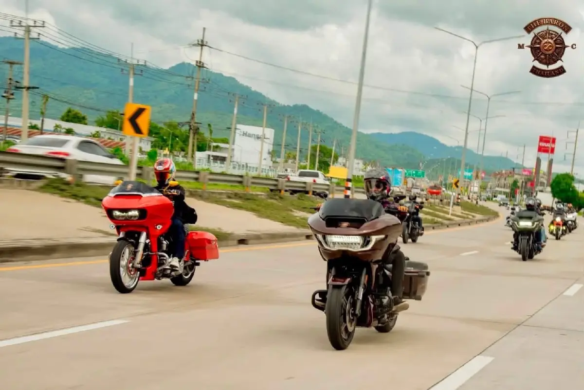 ภาพสมาชิกกลุ่ม THE BARON MOTORCYCLE CLUB THAILAND (THE BARON MC) 