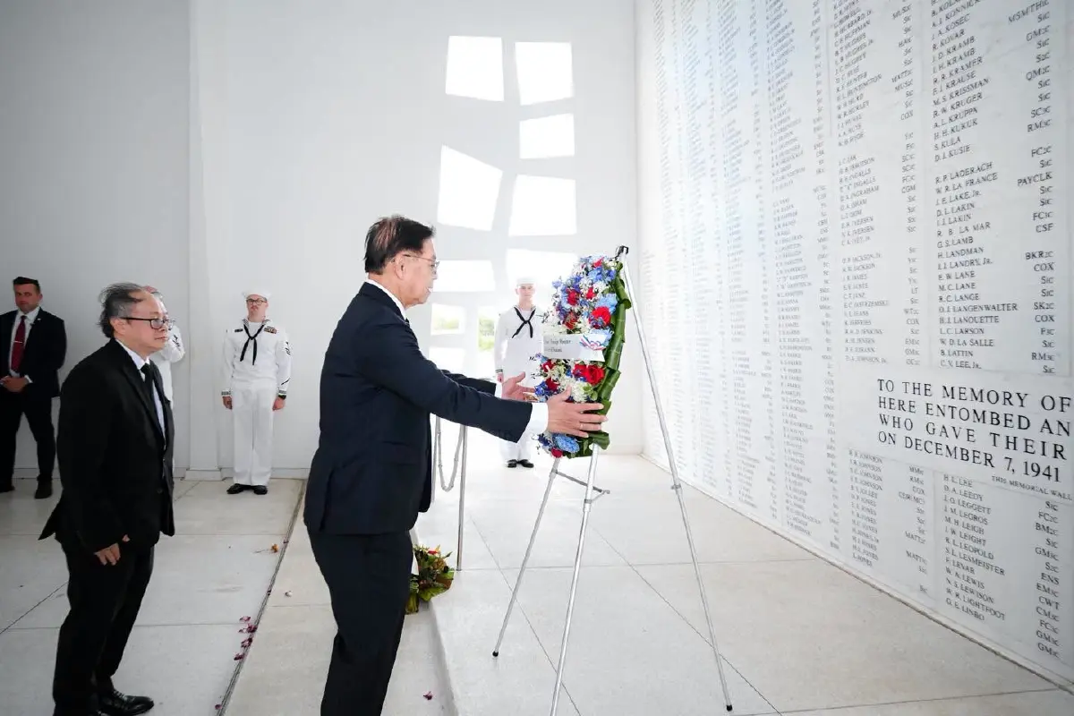 “สีหศักดิ์” เยี่ยมฐานทัพเพิร์ลฮาร์เบอร์ - ตอกย้ำพันธมิตรไทย-USA
