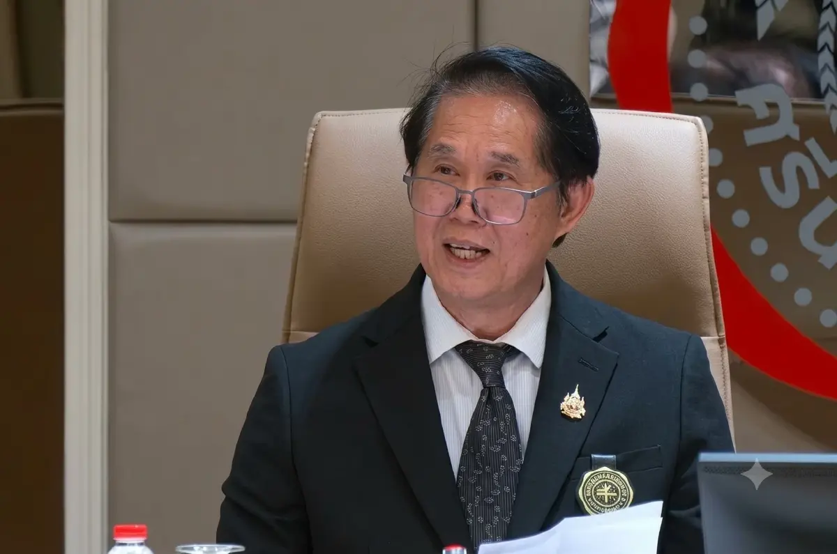 ผศ.ดร.ฤทธิชัย อ่อนมิ่ง รองอธิการบดี มศว ในฐานะประธานคณะกรรมการสอบข้อเท็จจริง