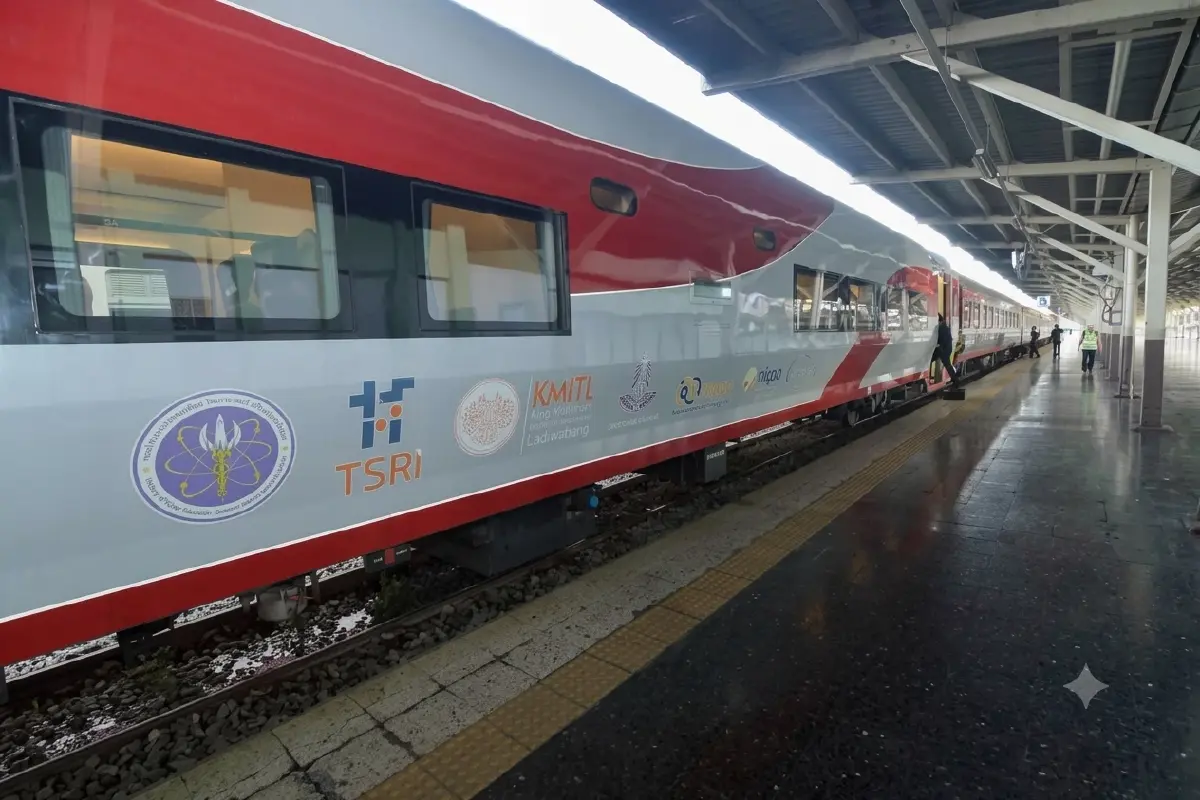 ไทยทำไทยใช้! "ยศชนัน" เปิดตัว "รถไฟไทยทำ" รถไฟ EV ระดับ Luxury Class ต้นแบบ ฝีมือคนไทยให้