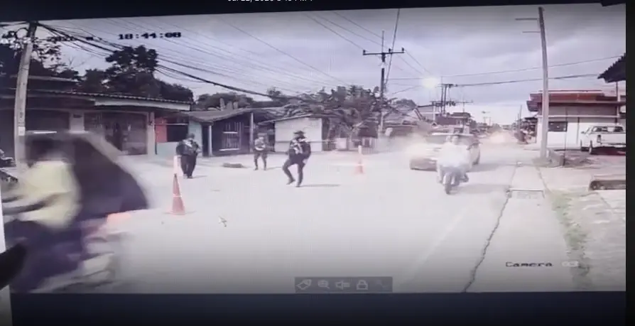 ภาพของคนร้ายที่ก่อเหตุ