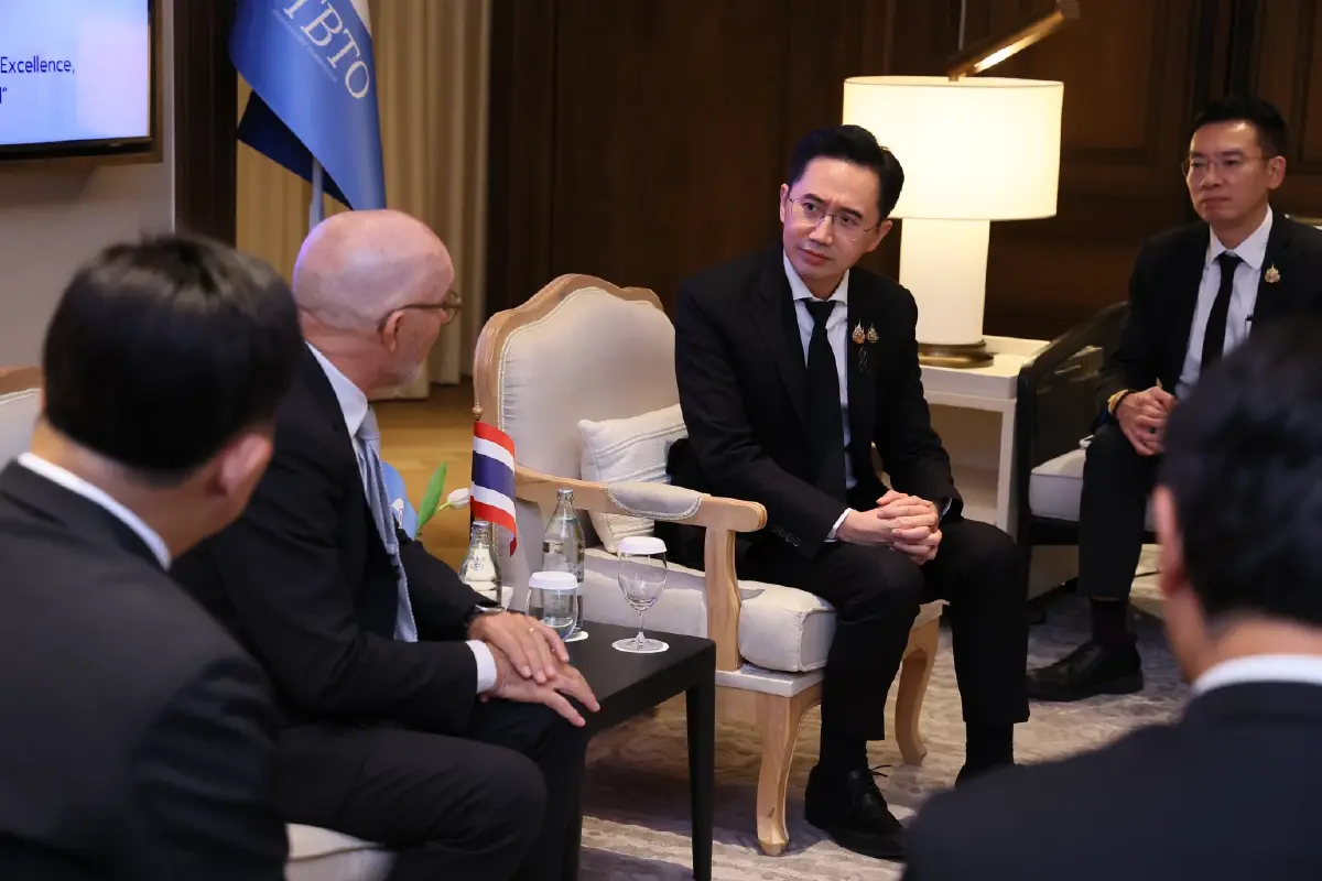 รัฐมนตรี ยศชนัน อว. ผนึก CTBTO ดันไทยผงาด "ฮับข้อมูลเตือนภัยพิบัติ" พร้อมเตรียมตั้งศูนย์ฝึกอบรมนานาชาติแห่งเอเชีย-แปซิฟิก