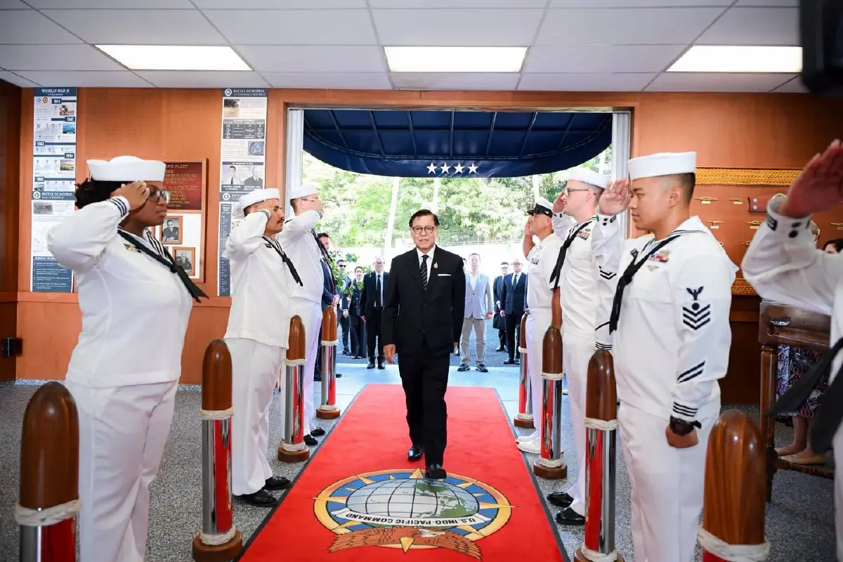 “สีหศักดิ์” เยี่ยมฐานทัพเพิร์ลฮาร์เบอร์ - ตอกย้ำพันธมิตรไทย-USA