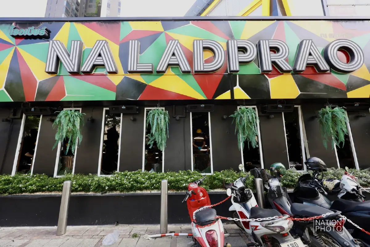 สภาพโรงเบียร์ลาดพร้าวหลังเกิดเหตุไฟไหม้