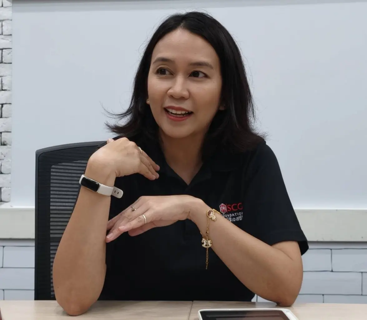 ชุติพันธ์ เสริมสวัสดิ์ศรี กรรมการและผู้จัดการ มูลนิธิเอสซีจี 