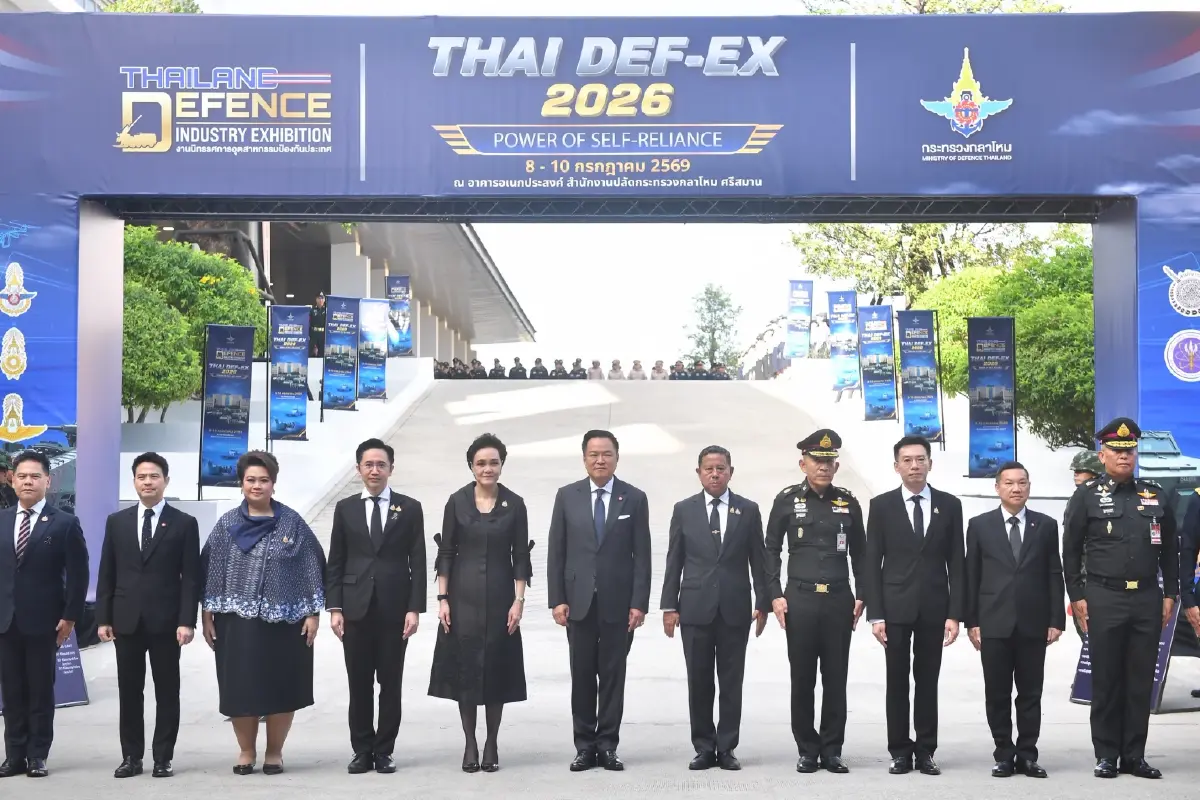 "อนุทิน" เปิดม่าน THAIDEF-EX 2026 ครั้งแรกของไทย! ชูธง "พึ่งพาตนเอง"