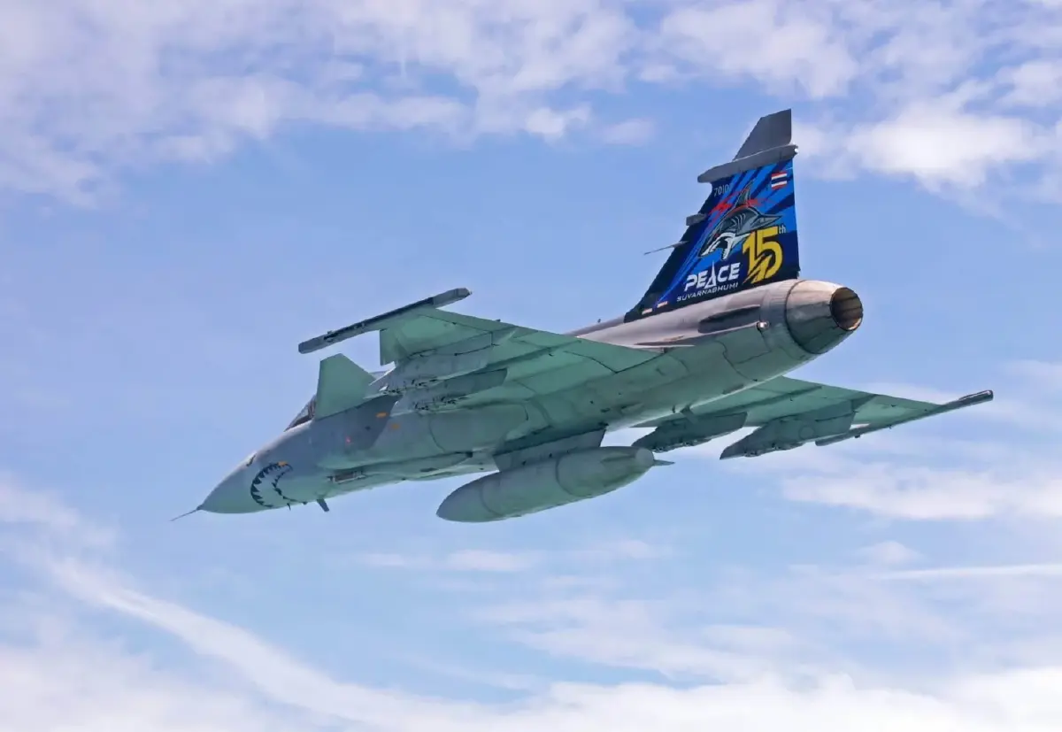 "ทอ." โชว์แสนยานุภาพฉลอง 15 ปี Gripen เตรียมชงงบซื้อเพิ่มอีก 8 เครื่องเสริมทัพเต็มฝูง