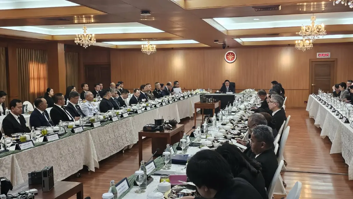 นายกอนุทินประชุมหัวหน้าส่วนราชการ