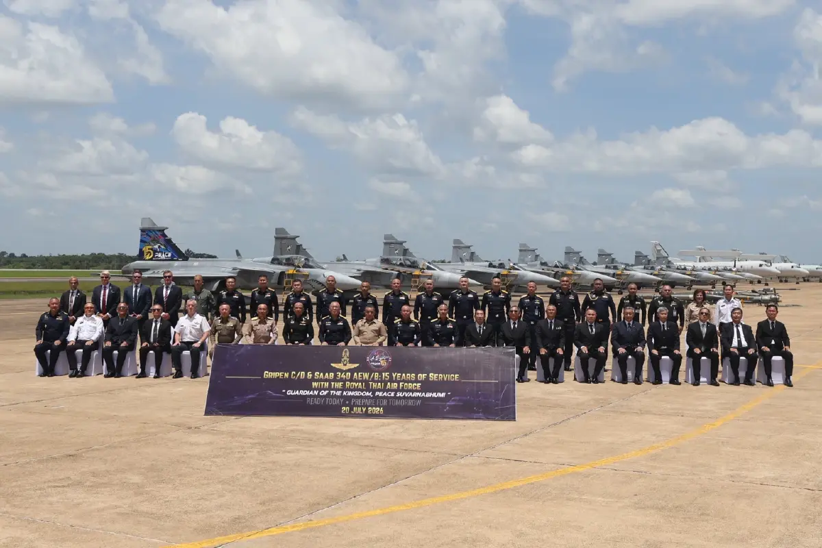 "ทอ." โชว์แสนยานุภาพฉลอง 15 ปี Gripen เตรียมชงงบซื้อเพิ่มอีก 8 เครื่องเสริมทัพเต็มฝูง