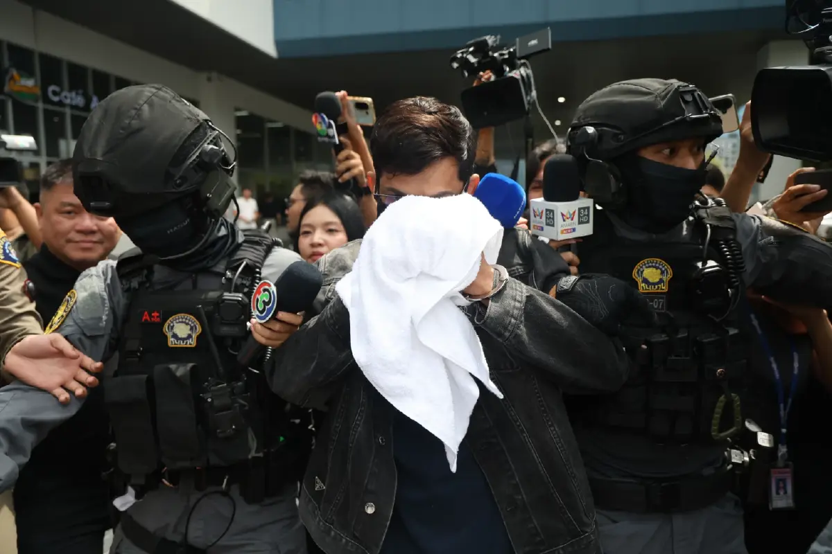 กองปราบฯ หิ้ว "ดร.วิน-จ่าพิชิต" ฝากขังศาลอาญา คดี "โกงสอบท้องถิ่น" ตร.ค้านประกันตัวโทษหนัก