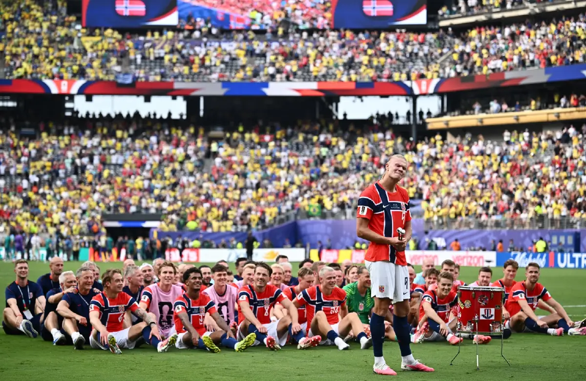 ฮาลันด์ ซัดเบิ้ลพา นอร์เวย์ ช็อกโลกดับ บราซิล 2-1 ลิ่ว 8 ทีม