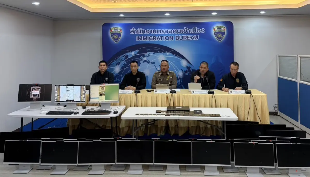 สตม.แถลงการทลายเครือข่ายพาสปอร์ตปลอมข้ามชาติ ใช้ไทยทางผ่านไปยุโรป