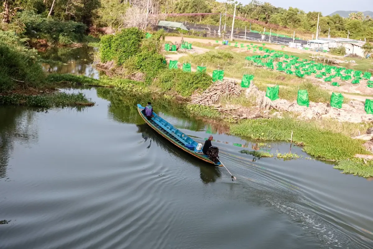 สภาพคลองอู่ตะเภา อำเภอหาดใหญ่ จังหวัดสงขลา 