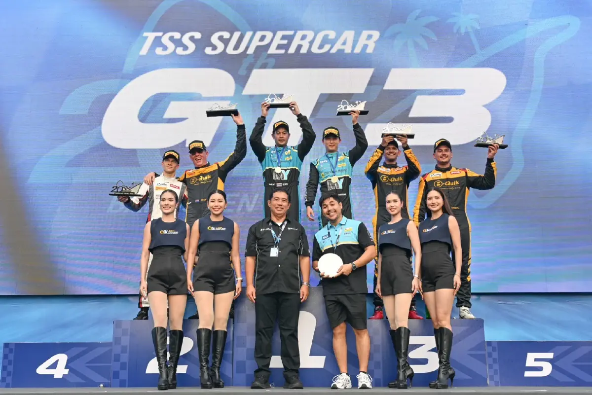 “ต๊อด ปิติ” แซงท้ายเกม! สิงห์ มอเตอร์สปอร์ตฯ เหมาชัย GT3 ศึกบางแสน 2 เรซติด