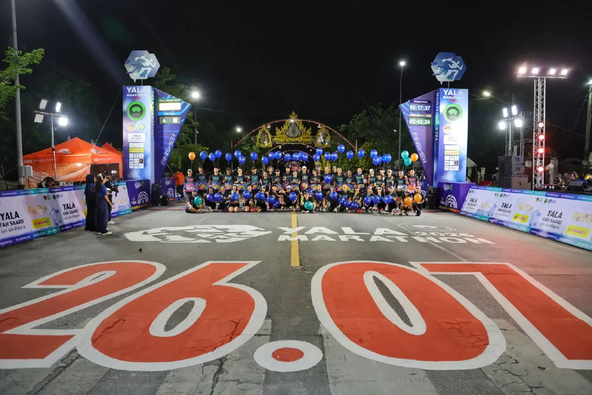 ยิ่งใหญ่สมศักดิ์ศรี! "ยะลามาราธอน 2026" ปิดฉากสุดประทับใจ นักวิ่งกว่า 8,500 ชีวิตตบเท้าลงสนาม นายกนครยะลา ชูผังเมืองสวย หนุนเศรษฐกิจใต้โตยั่งยืน