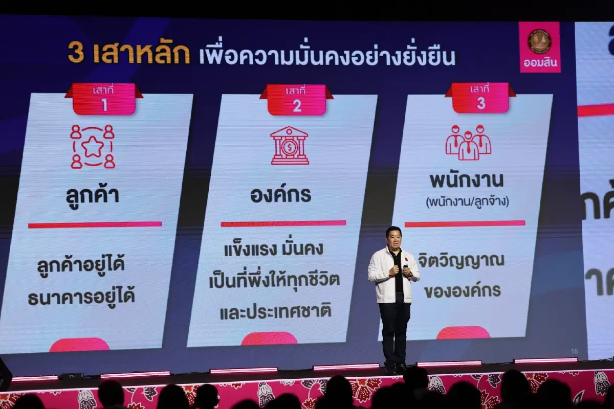 ออมสิน วางทิศทาง 3 ปี 'ธนาคารเพื่อทุกชีวิต' ขับเคลื่อน 3 เสาหลัก