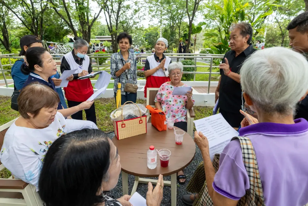 OKMD ผนึกสภากาชาดไทย เปิดตัว Senior Plearn Ground รองรับสังคมสูงวัย