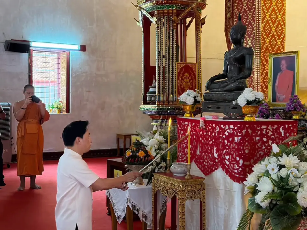 อัญเชิญ  "พระเจ้าตอง" กลับวัดขุนต๊ำ หลังหายไป 65 ปี