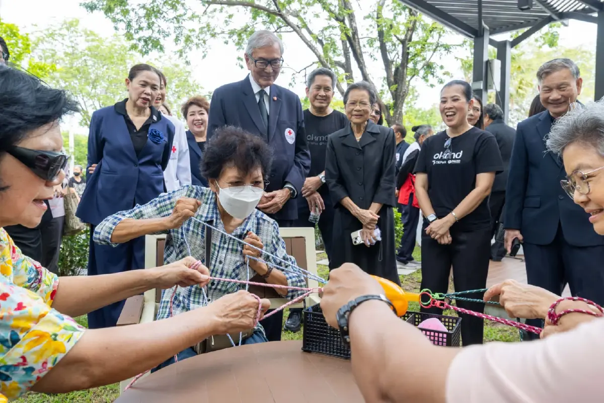 OKMD ผนึกสภากาชาดไทย เปิดตัว Senior Plearn Ground รองรับสังคมสูงวัย