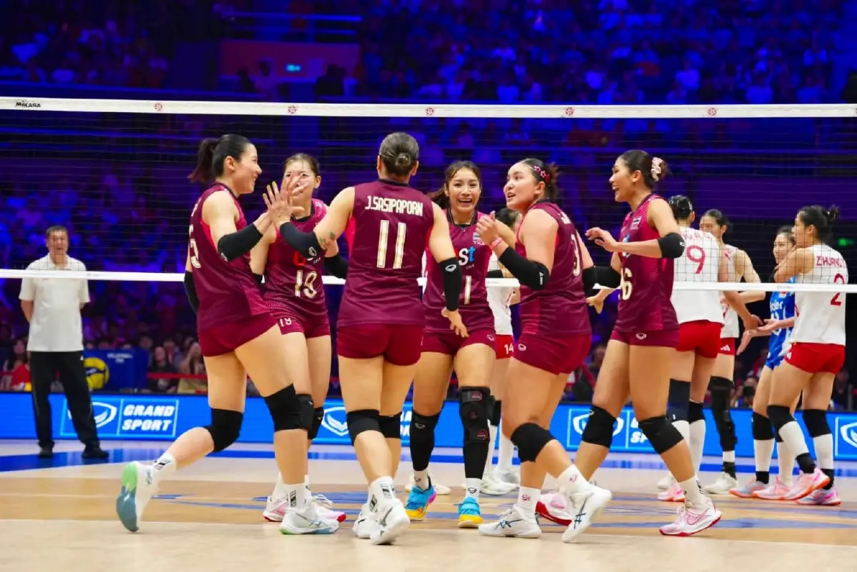 อัดฉีดสุดซอย! "อนุทิน" ขนแขนสแตนอัพ ปลื้ม "วอลเลย์บอลหญิงคว้าตั๋วโอลิมปิก2028" รัฐบาลพร้อมซัพพอร์ต